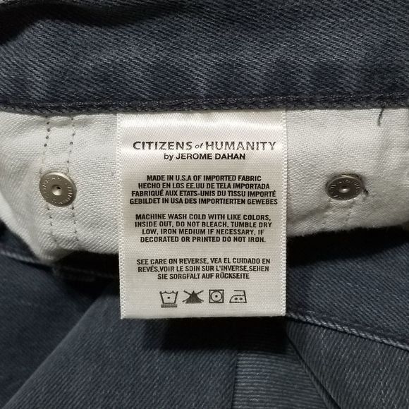 Citizens of Humanity Men's Grey Core Slim Straight Leg-Sz 34 - Picture 12 of 14